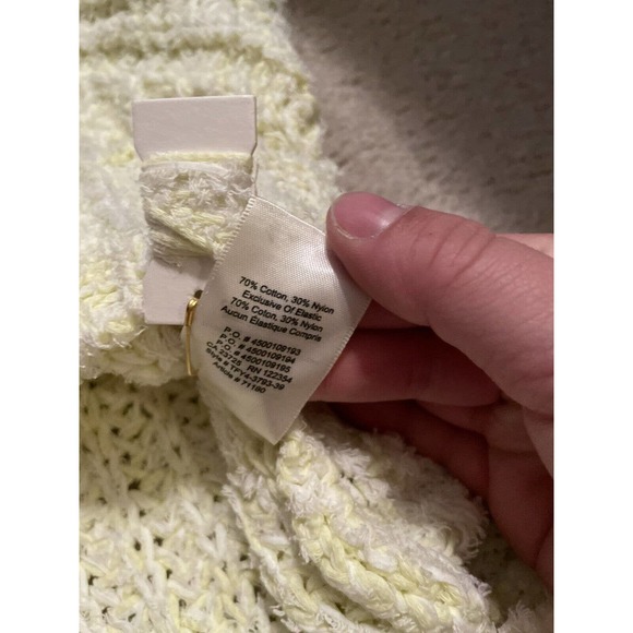 Aritzia Wilfred Medium Women Confetti Pullover Cropped Sweater Chunky Knit 15-1 - Picture 9 of 11